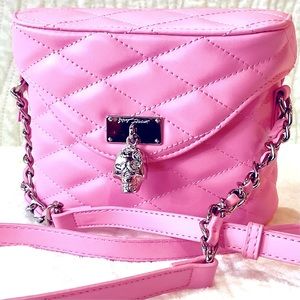 Betsey Johnson Pink XO Viola Crossbody Handbag